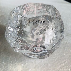 Kosta Boda Snowball Tea Light Candle Holder Ann Wolff Original Label